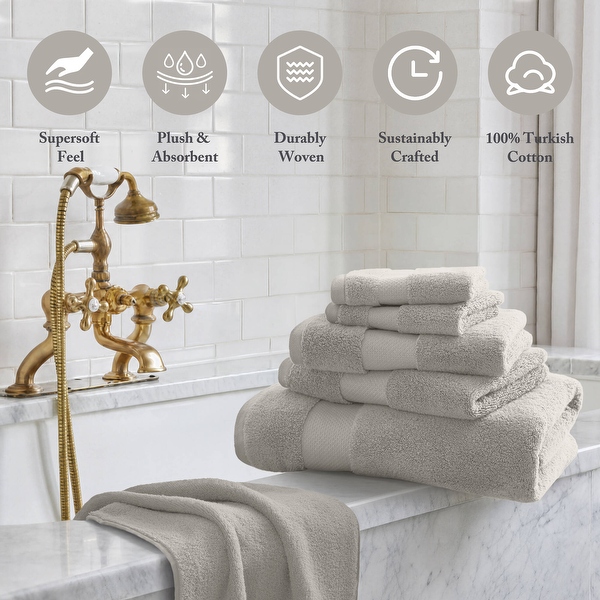 バス・洗面所用品 ASKYURSELF AY SIGNATURE TOWEL Madison Park Signature Turkish 100% Cotton Oversized Quick Dry
